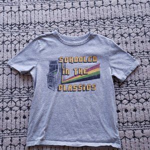 Gap Kids - Schooled in the Classics - T-Shirt - Grey  - Boys Medium